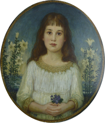 Luise - Mädchen mit Veilchen
